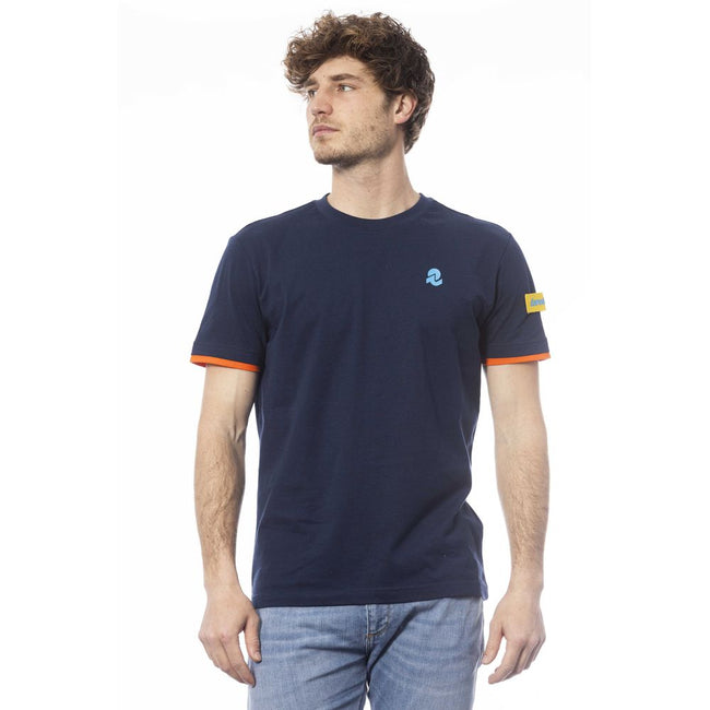 Invicta Herren T-Shirt aus blauer Baumwolle