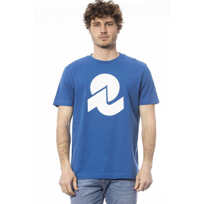 Invicta Herren-T-Shirt aus blauer Baumwolle