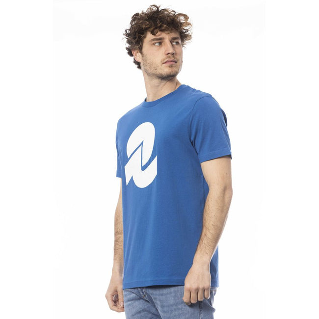 Invicta Herren-T-Shirt aus blauer Baumwolle