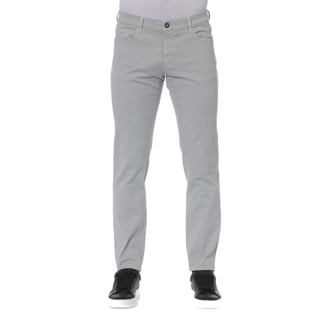 Trussardi Jeans Graue Baumwolle Herrenjeans