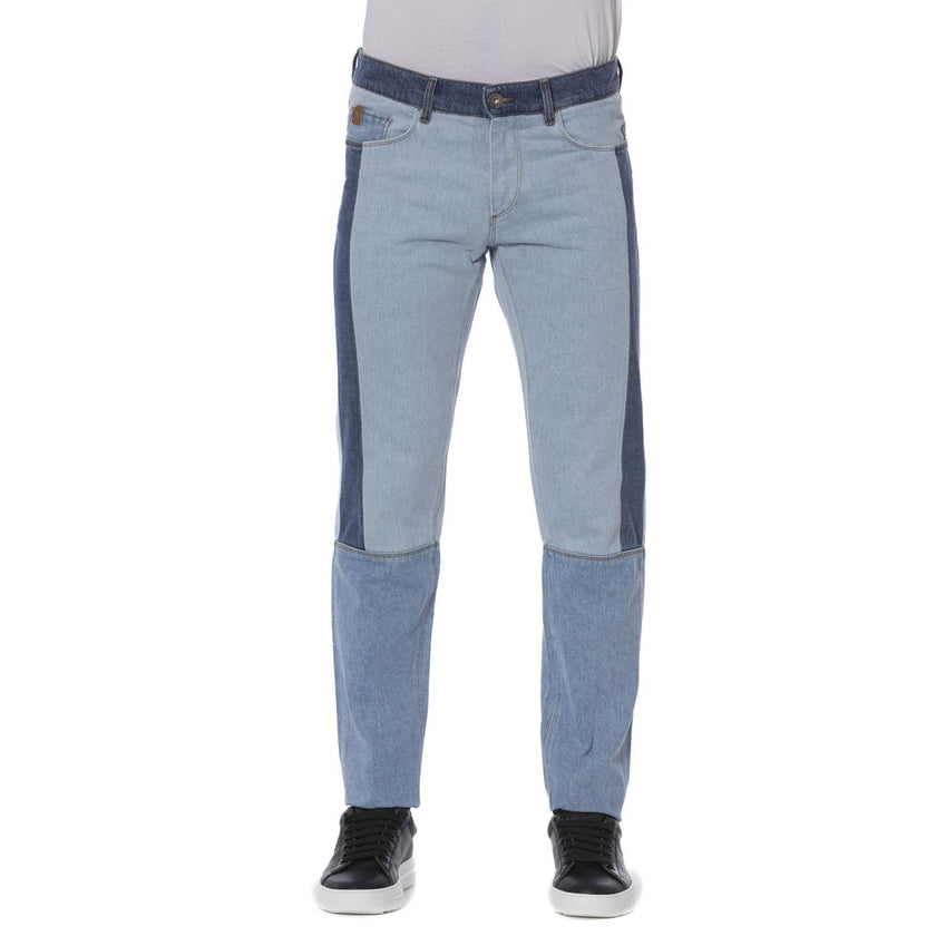 Trussardi Jeans Blue Cotton Men's Jeans