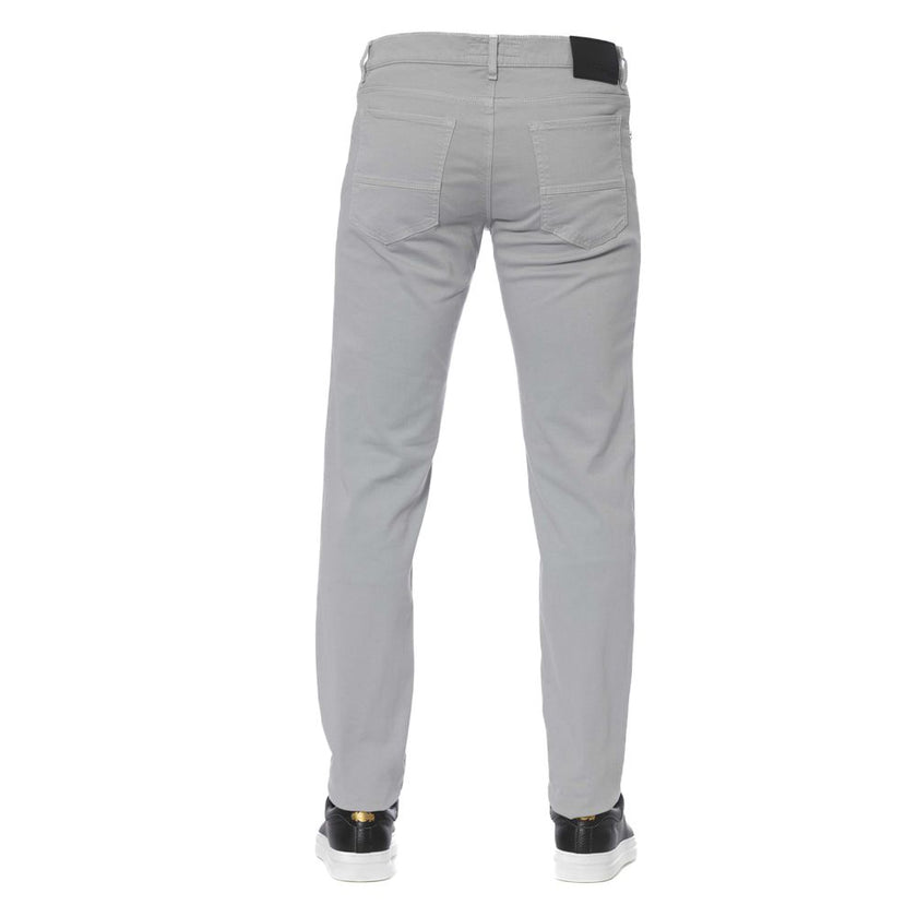 Trussardi Jeans Graue Baumwolle Herrenjeans