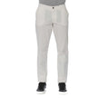 Trussardi Jeans Men's Jeans in White Cotton