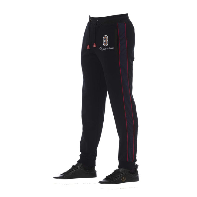 Trussardi Herren-Sporthose aus schwarzer Baumwolle