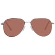 Rose Gold Metal Serengeti Sunglasses