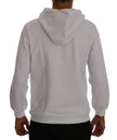 Daniele Alessandrini Weißer Pullover Kapuzenpullover aus Baumwolle
