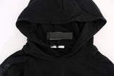 Daniele Alessandrini Schwarzer Baumwoll-Kapuzenpullover für den Alltag