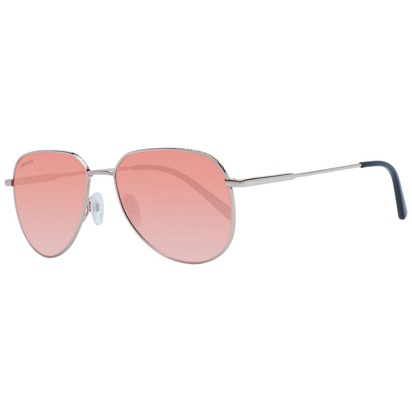 Serengeti Roségold-Metallsonnenbrille