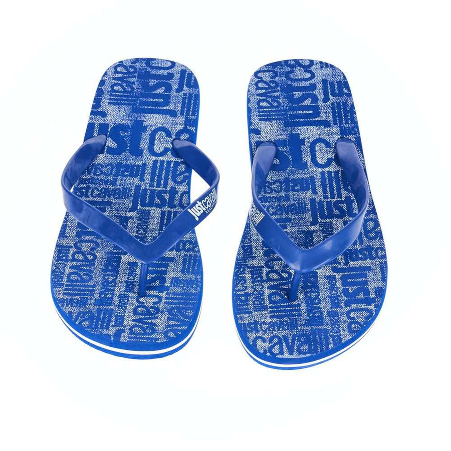 Just Cavalli Light Blue EVA Men's Sandal