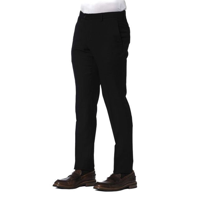 Trussardi Schwarze Wollhose für Herren