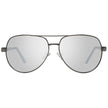 Guess graue Sonnenbrille Herren Aviator Metallrahmen anthrazit verspiegelte Gläser silber 100% UV Schutz