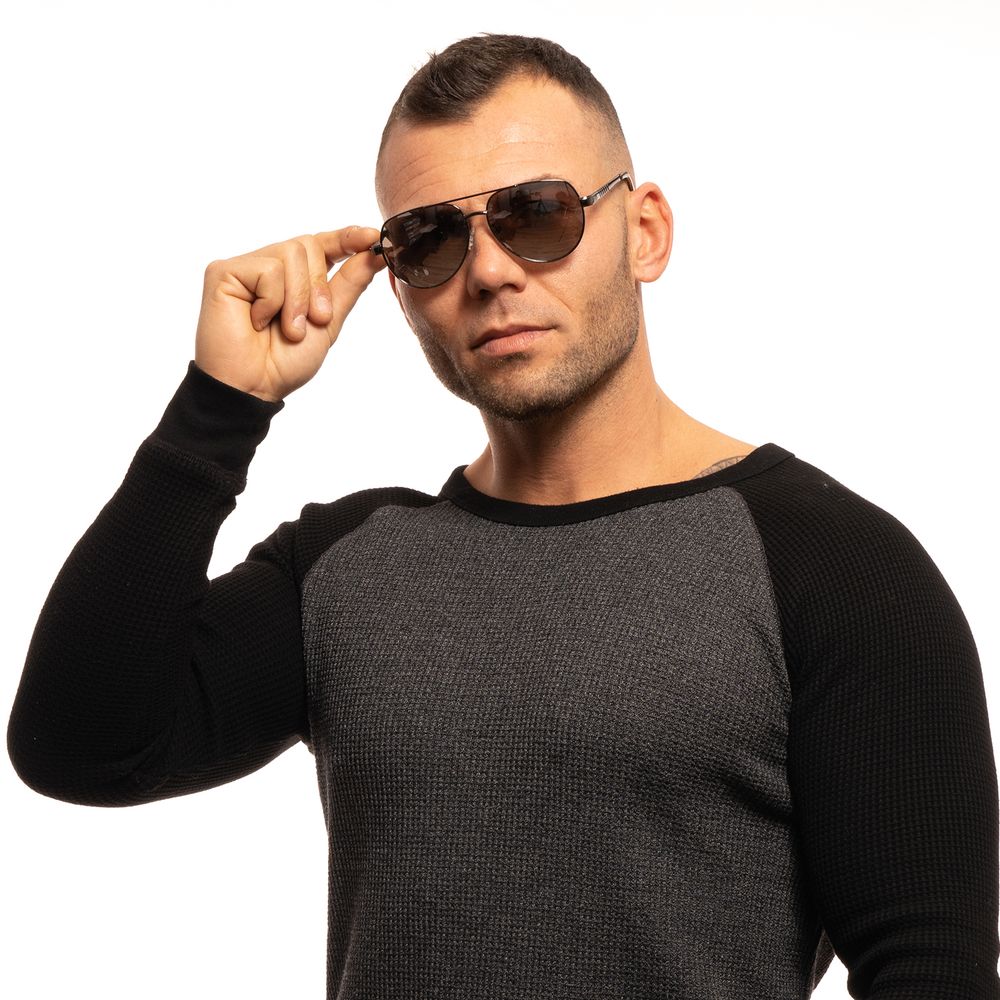 Guess Grey Metal Sunglasses