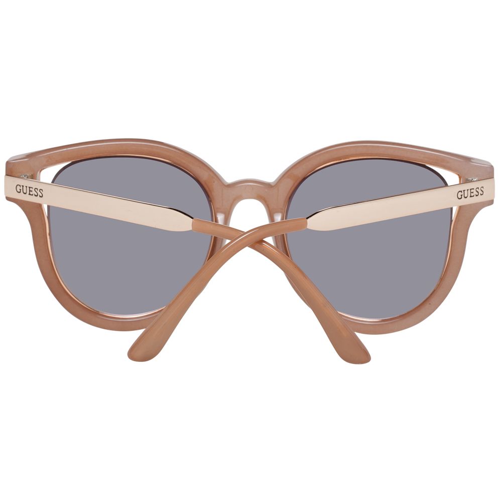 Guess Sonnenbrille aus braunem Metall & Kunststoff