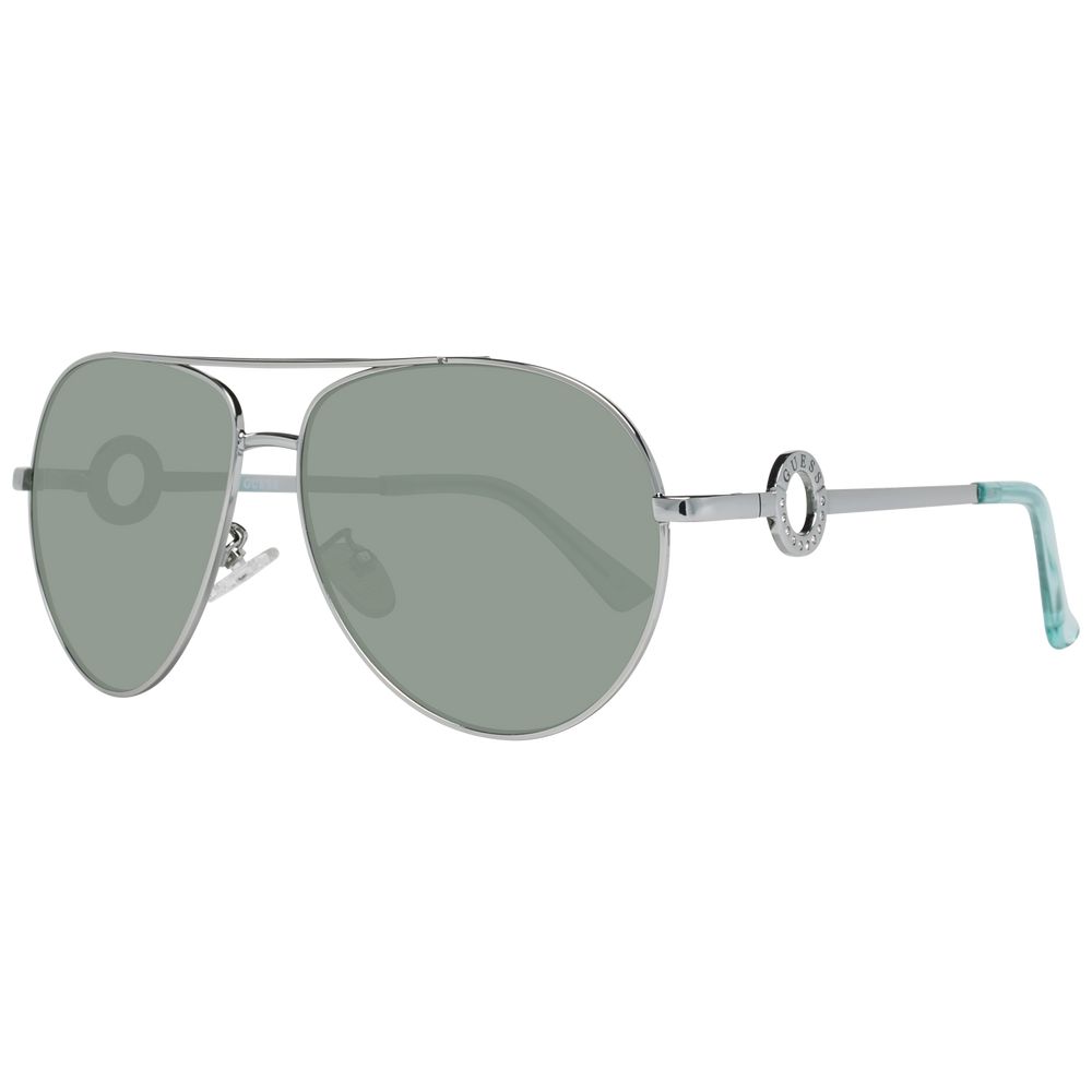 Guess Sonnenbrille aus silbernem Metall