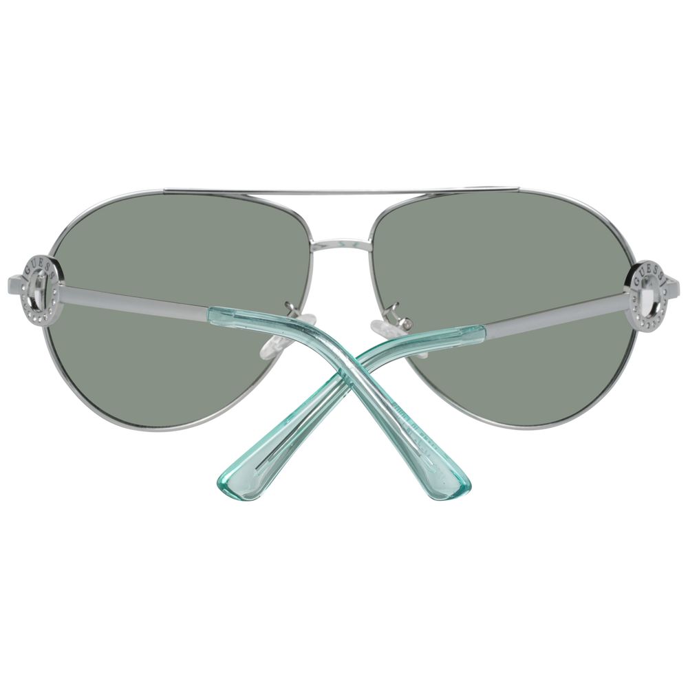 Guess Sonnenbrille aus silbernem Metall