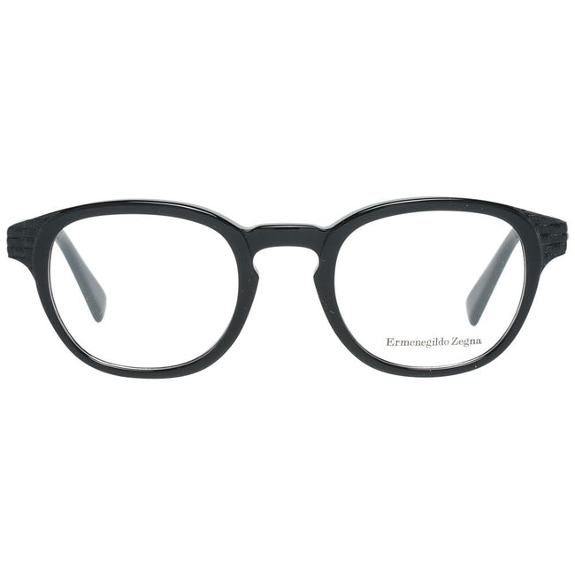 Ermenegildo Zegna Schwarze Kunststoffbrille (Fassung)