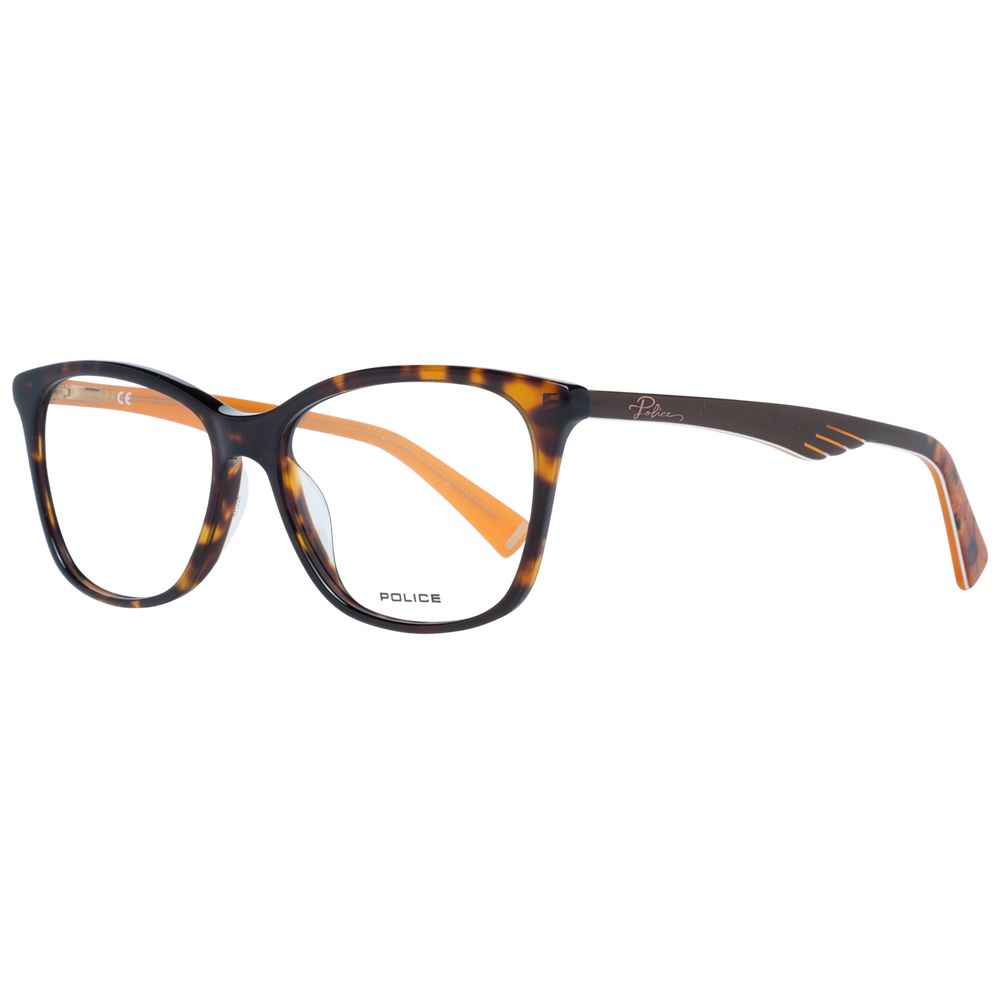 Police Braune Kunststoffbrille (Fassung)