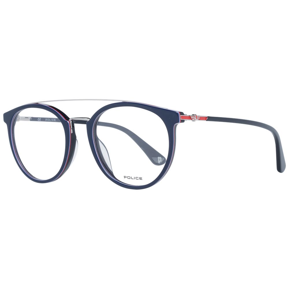 Police Blue Glasses, Metal & Plastic (Frame)