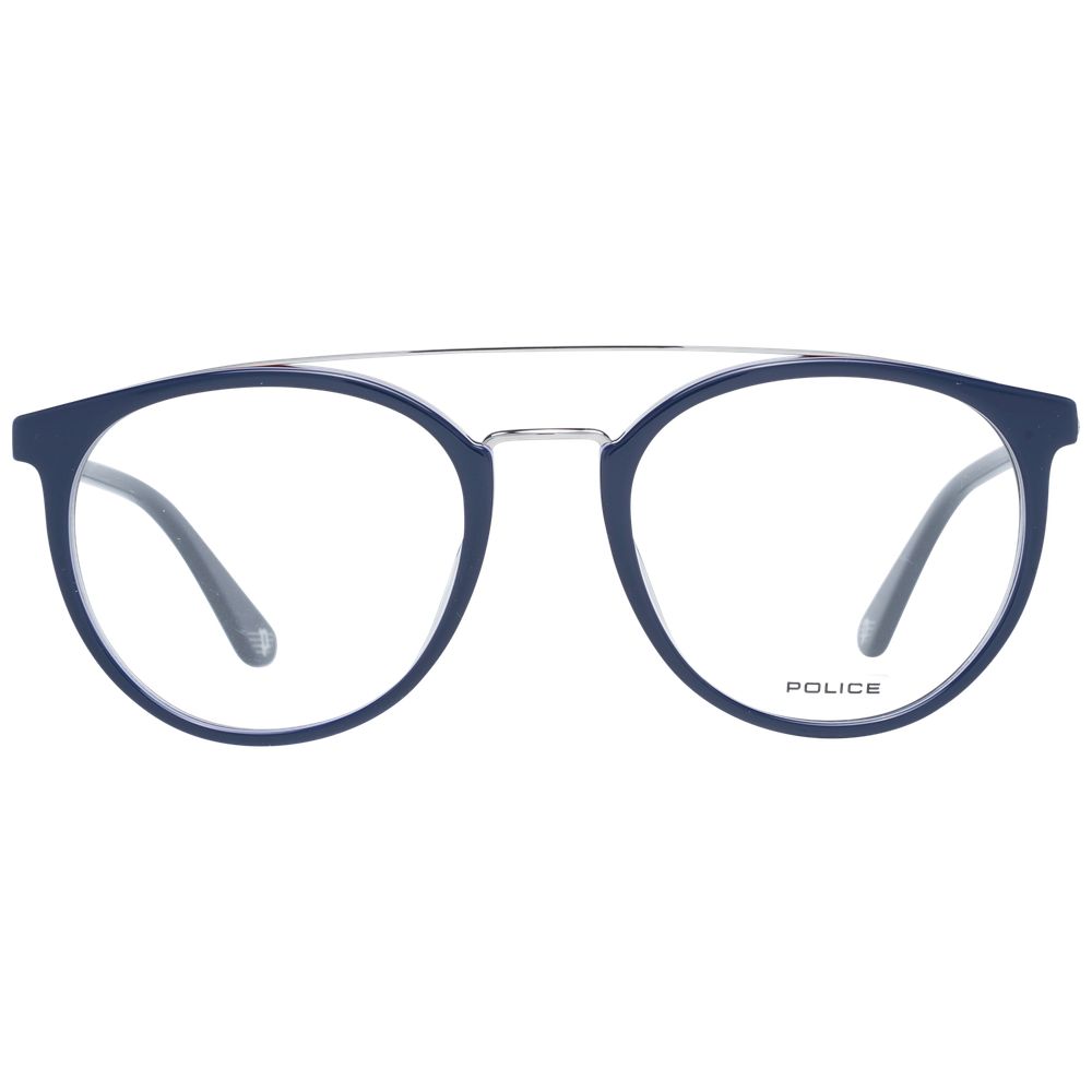 Police Blue Glasses, Metal & Plastic (Frame)