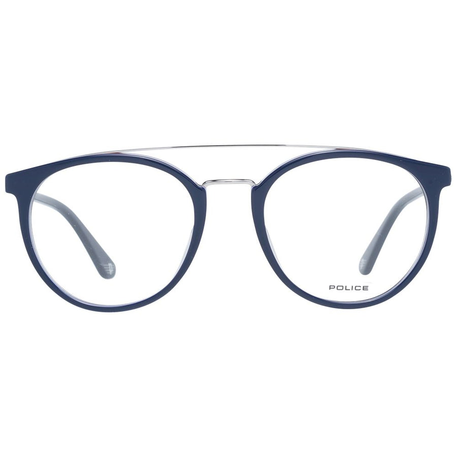 Police Blaue Brille aus Metall & Kunststoff (Fassung)