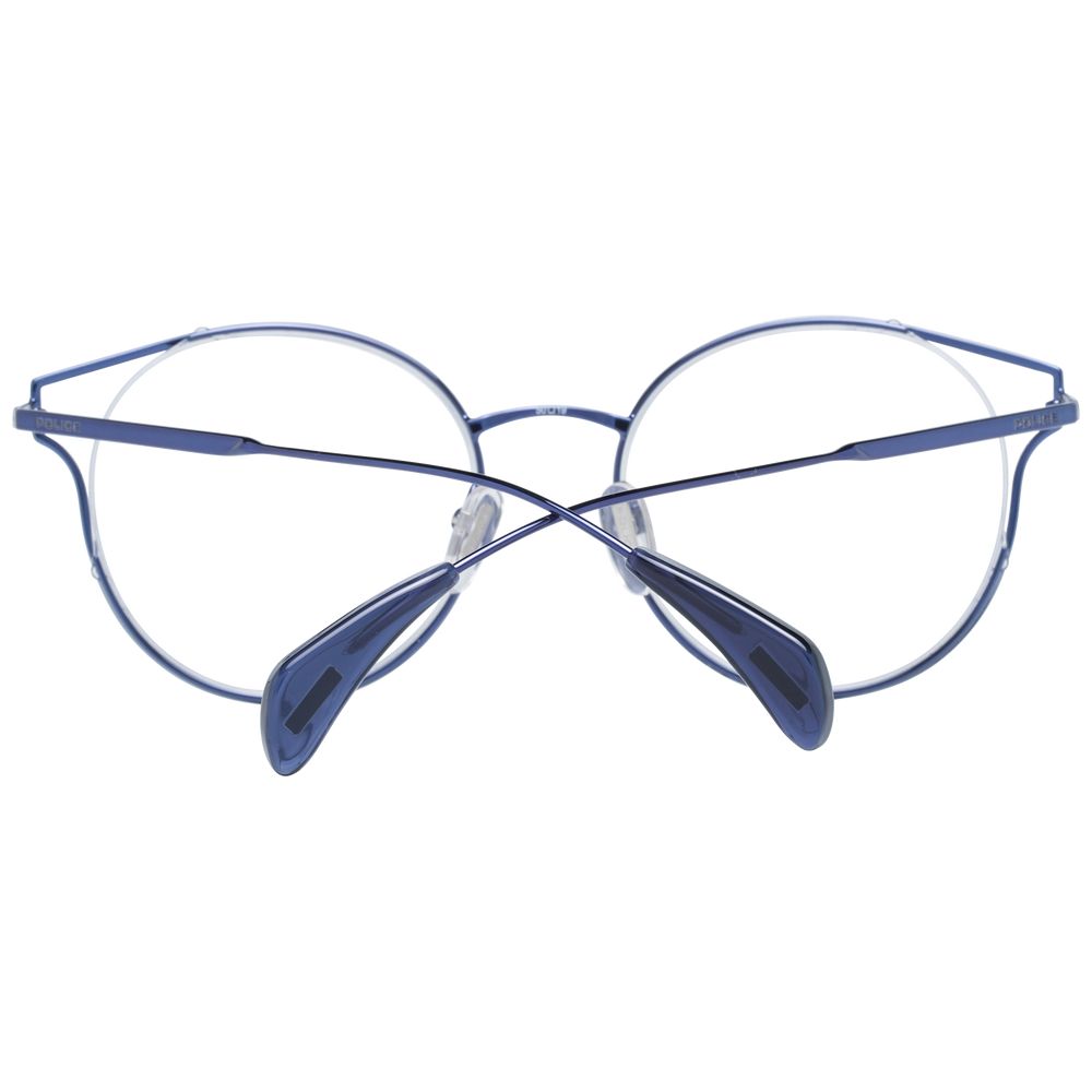 Police Blaue Brille aus Metall & Kunststoff (Fassung)