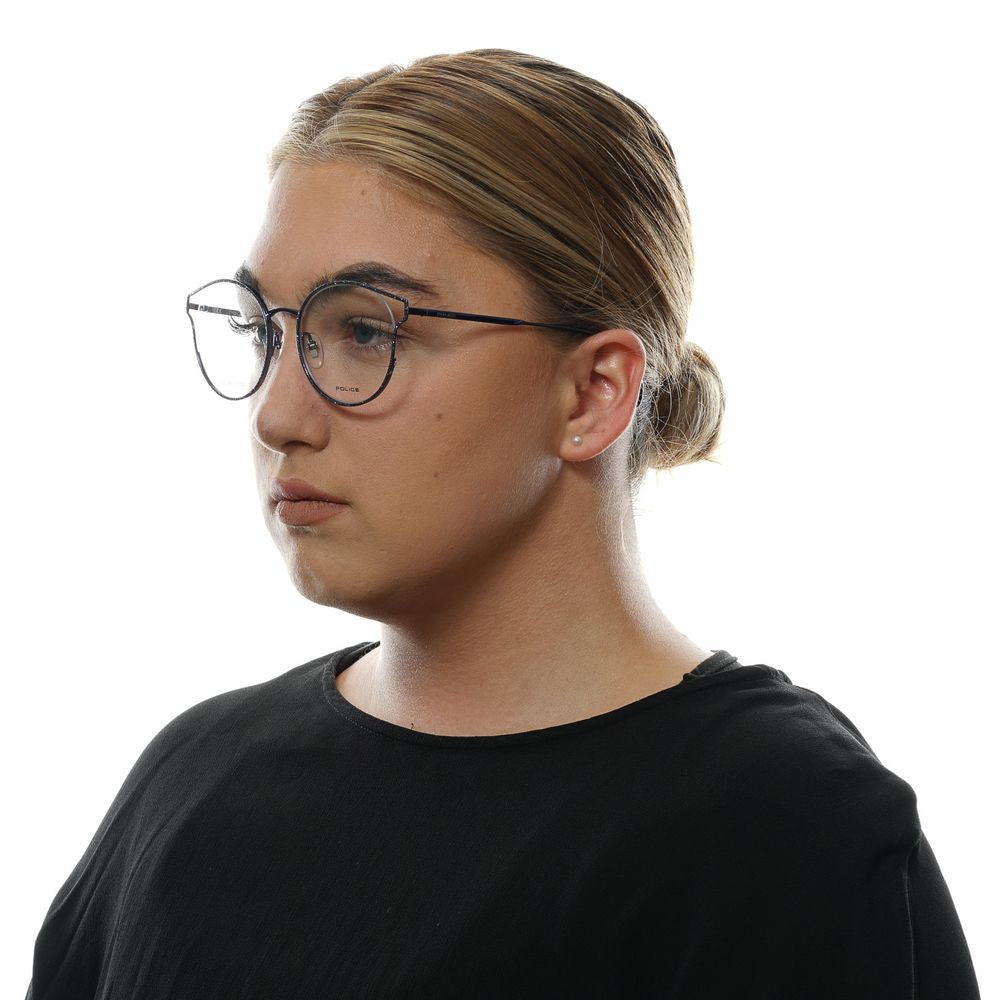 Police Blaue Brille aus Metall & Kunststoff (Fassung)
