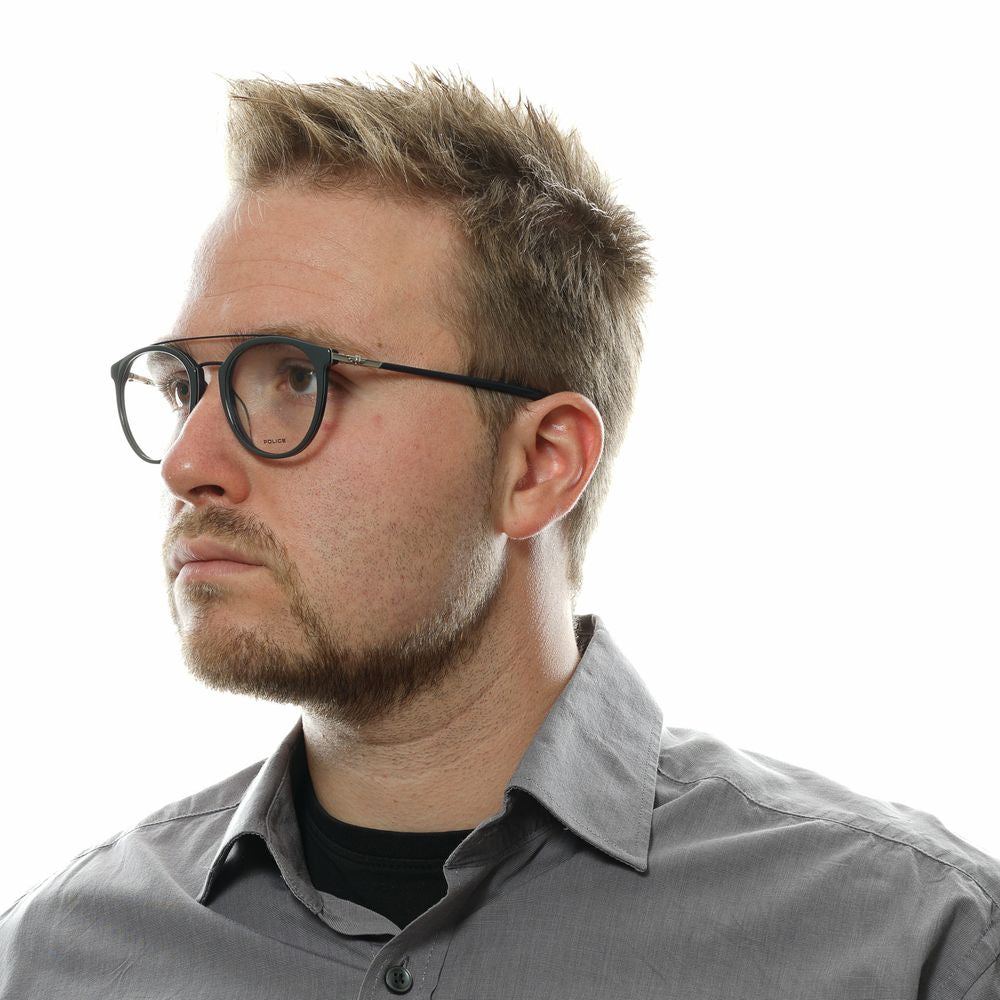 Police Grey Metallic & Plastic Glasses (Frame)