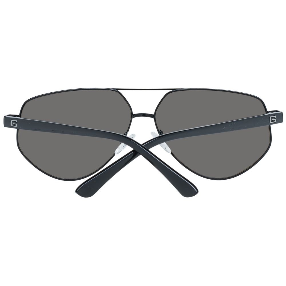 Guess Sonnenbrille aus schwarzem Metall & Kunststoff