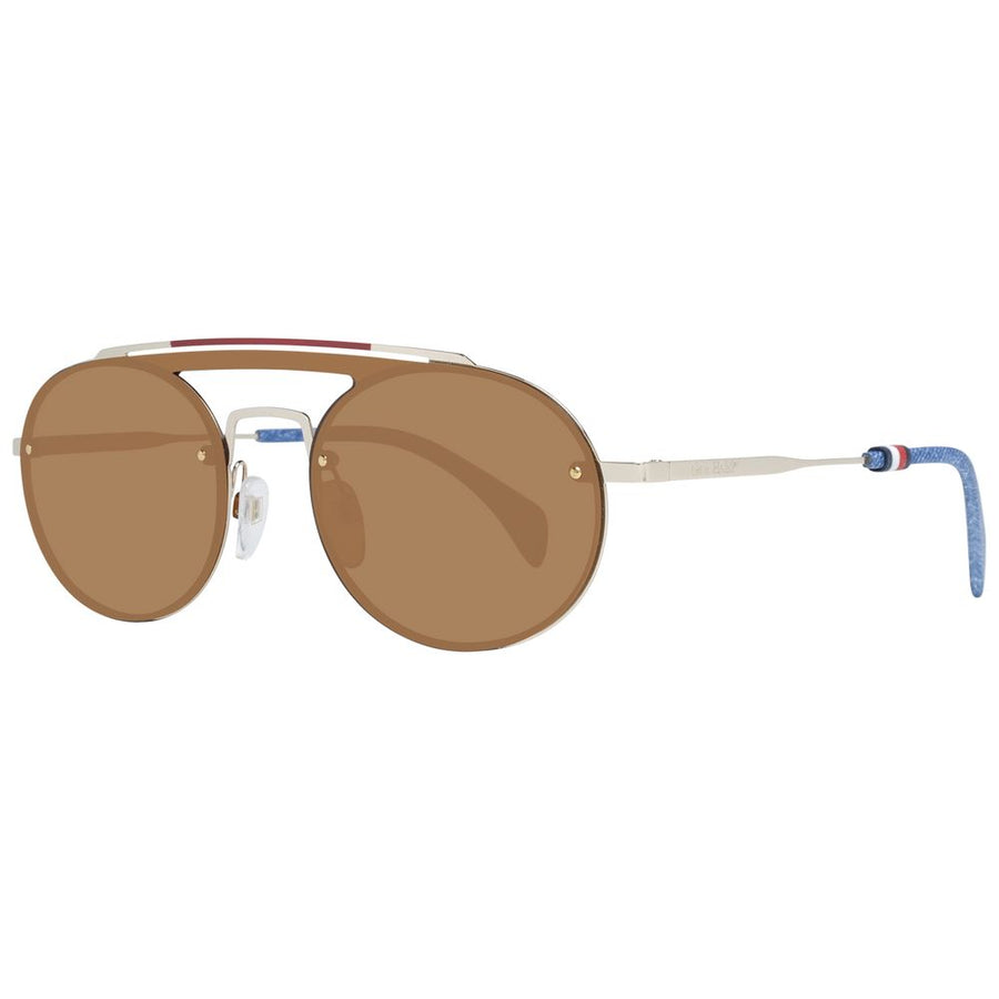 Tommy Hilfiger Sunglasses in Gold-Tone Metal & Plastic
