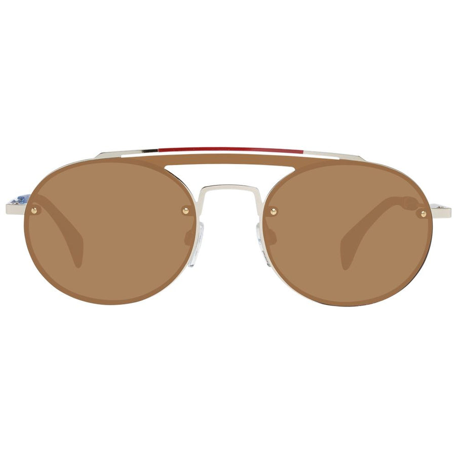 Tommy Hilfiger Sunglasses in Gold-Tone Metal & Plastic