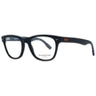 Ermenegildo Zegna schwarze Herrenkunststoffbrille im trapezförmigen Vollranddesign