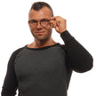 Ermenegildo Zegna Brille Herren Bronze Titan rund Vollrand ohne Extras