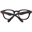 Ermenegildo Zegna Herrenbrille braun runder Kunststoff Vollrandrahmen mit Federscharnier und Marken-Etui