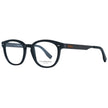 Ermenegildo Zegna Herrenbrille schwarzer Kunststoffvollrandrahmen rund ohne Extras mit Marken-Etui