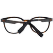 Braune Ermenegildo Zegna Kunststoffbrille für Herren, rund und vollrandig
