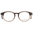 Ermenegildo Zegna Herrenbrille brauner Kunststoff rund ohne Schutz mit Marken-Etui