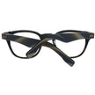 Ermenegildo Zegna olivgrüne vollrand Kunststoffbrille Herren mit rundem Rahmen und Federscharnier