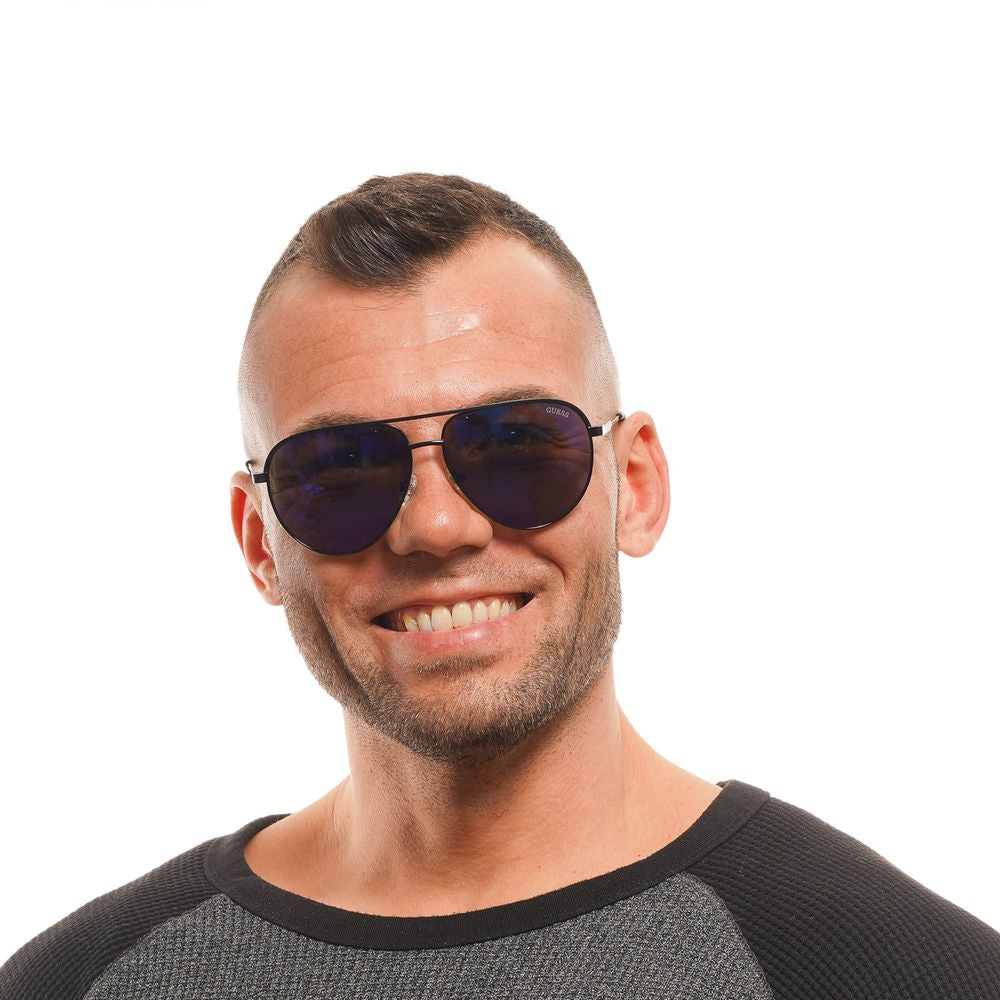 Guess schwarze Sonnenbrille aus Metall