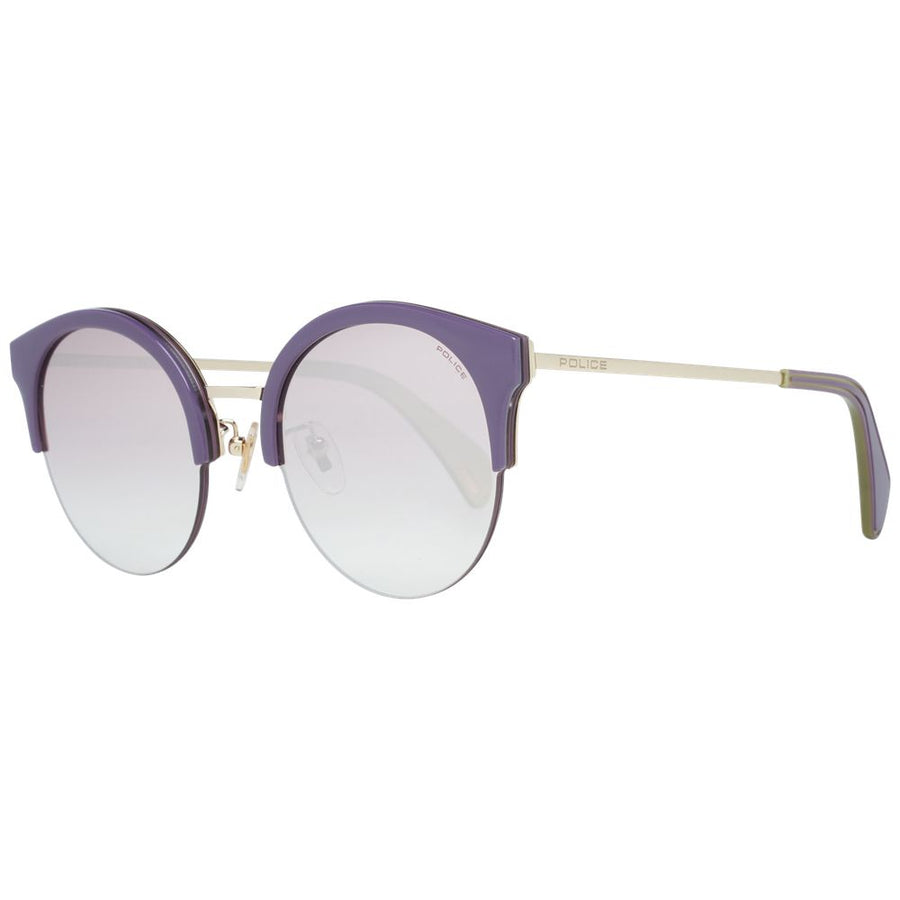 Police Sunglasses in Gold Metal & Plastic