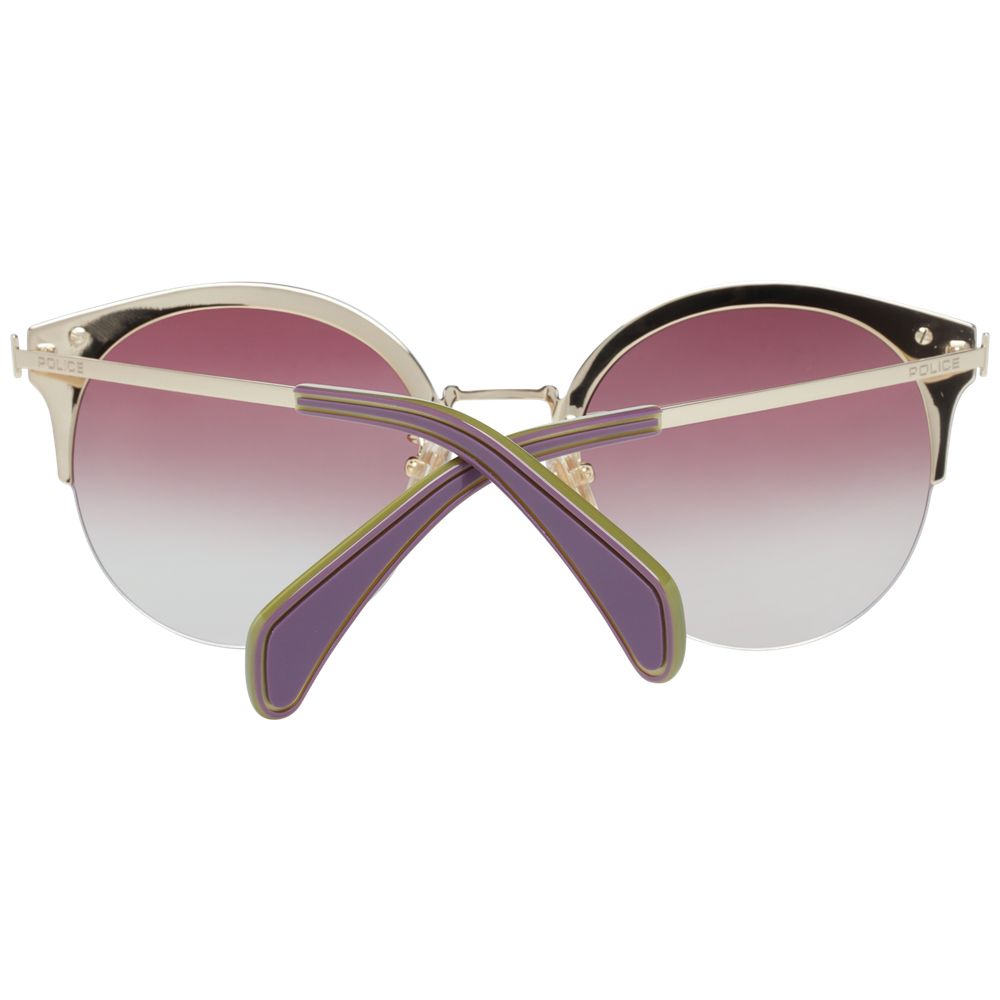 Police Sonnenbrille aus Goldmetall & Kunststoff