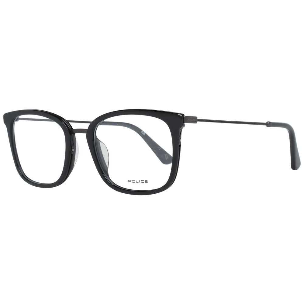 Police glasses in black metal & plastic (frame)