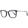 Police-Brille aus schwarzem Metall & Kunststoff (Gestell)