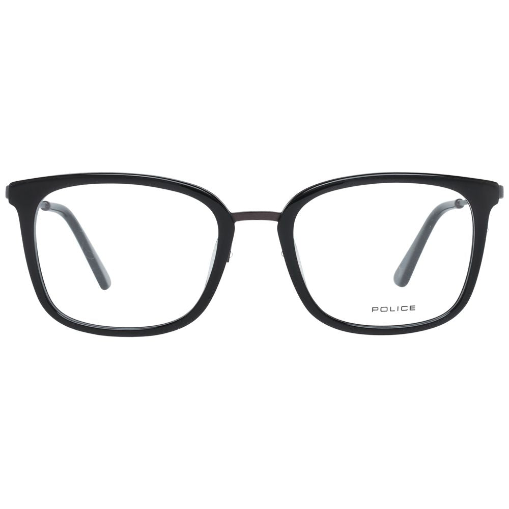 Police glasses in black metal & plastic (frame)