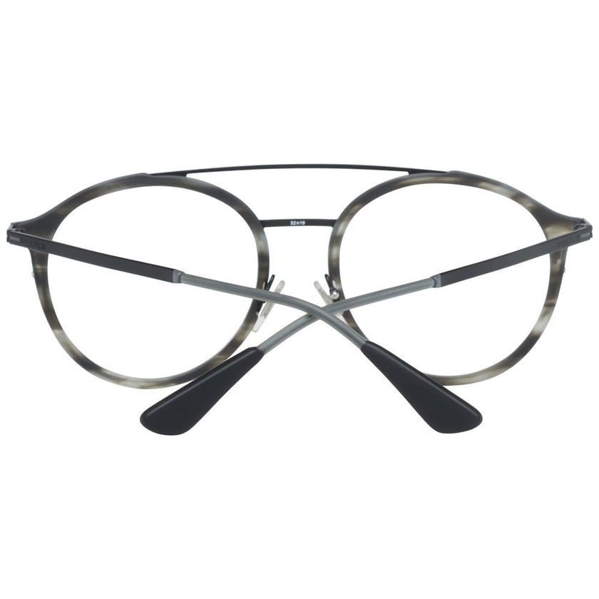 Police Grau-Metallic & Kunststoff-Brille (Gestell)