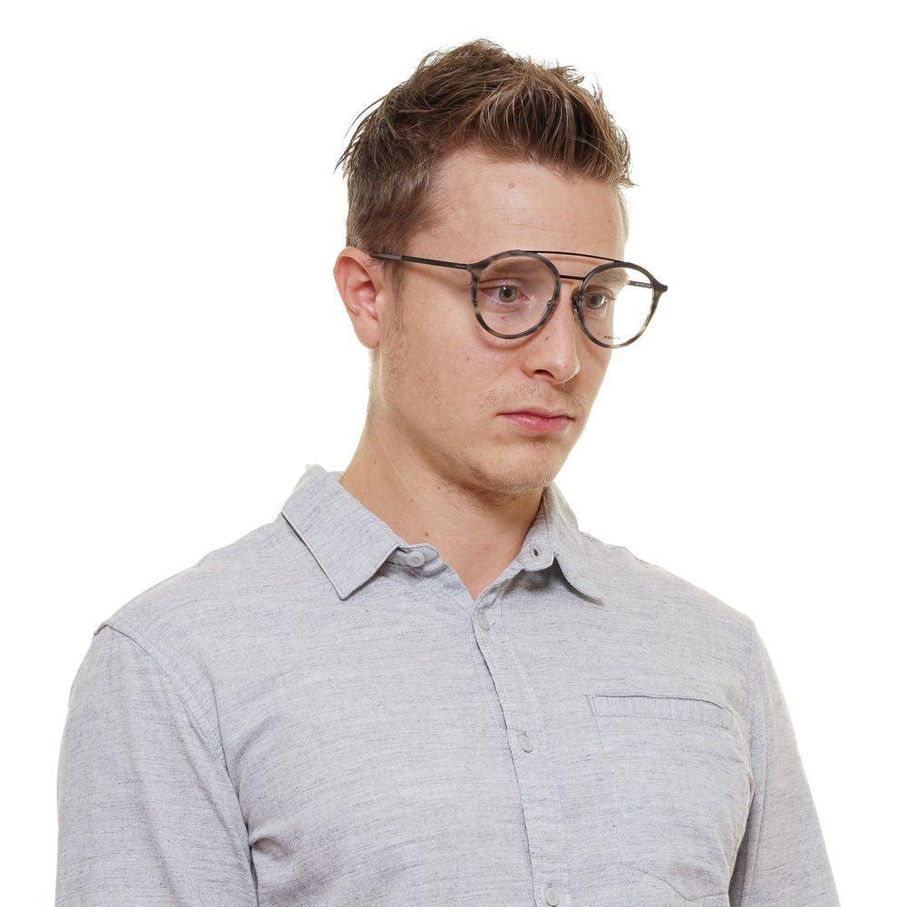 Police Grey Metallic & Plastic Glasses (Frame)