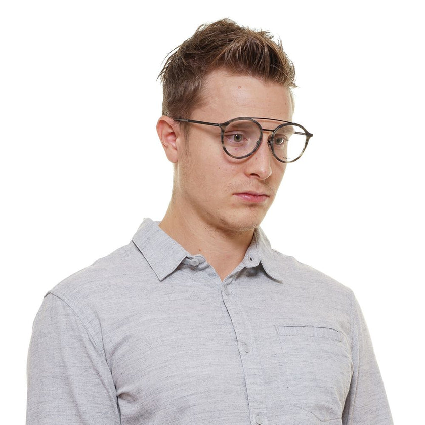 Police Grau-Metallic & Kunststoff-Brille (Gestell)