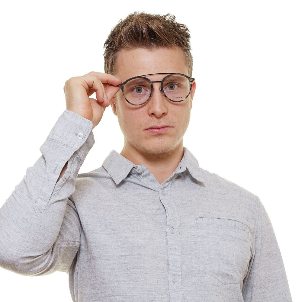 Police Grey-Metallic & Plastic Glasses (Frame)