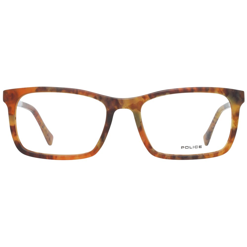 Police brown plastic glasses (frame)