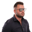 Police Graue Kunststoff-Sonnenbrille