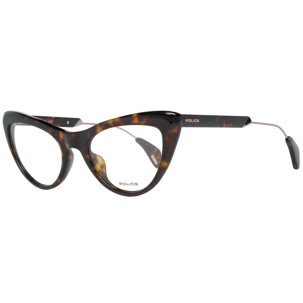 Police Braune Brille aus Metall & Kunststoff (Gestell)
